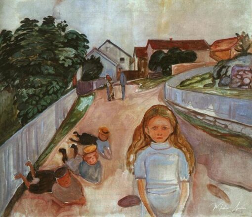 Bambini che giocano per strada ad Asgardstrand – Edvard Munch Edvard Munch 2025-05-03