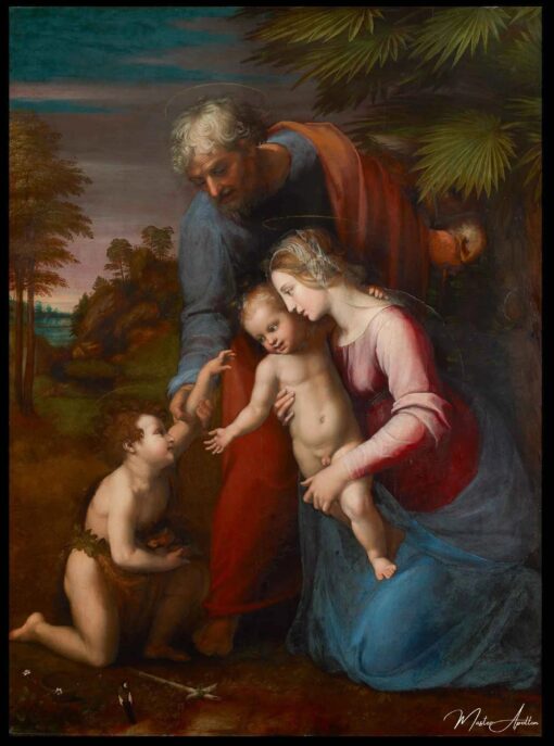 Famiglia Santa con il piccolo Giovanni – Raphaël (pittore) Raphaël Sanzio 2025-05-16