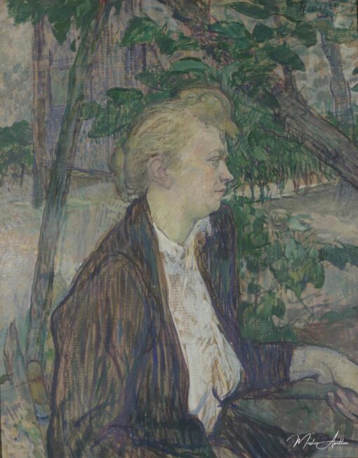 Donna seduta in un giardino – Toulouse Lautrec Henri de Toulouse-Lautrec 2025-05-16