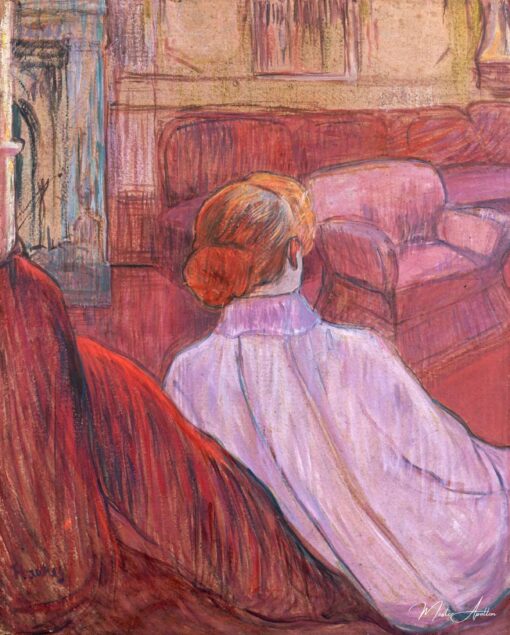 Donna seduta su una panchina d’arena – Toulouse Lautrec Henri de Toulouse-Lautrec 2025-05-16