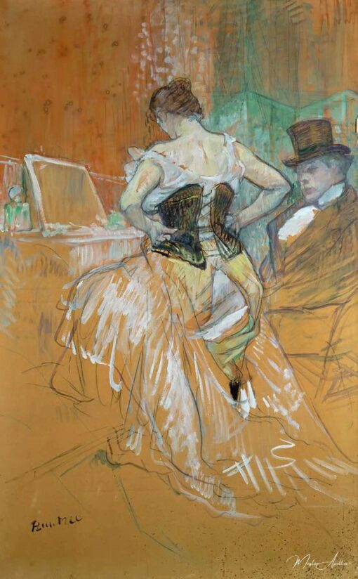 Donna con corsetto – Toulouse Lautrec Henri de Toulouse-Lautrec 2025-05-16