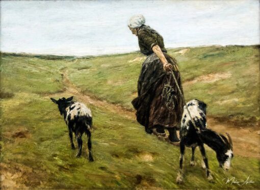 Donna con capre nelle dune – Max Liebermann Max Liebermann 2025-05-19