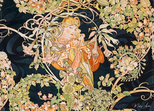 Donna con margherite – Mucha Alphonse Mucha 2025-05-16