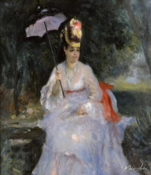 Donna con un parasole seduta in un giardino – Pierre-Auguste Renoir Pierre-Auguste Renoir 2025-05-22