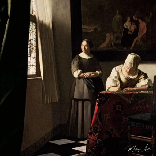 Donna che scrive una lettera e la sua serva – Johannes Vermeer Johannes Vermeer 2025-05-17