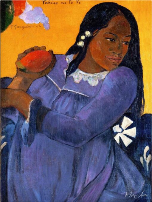 Donna in abito blu con una mango – Paul Gauguin Paul Gauguin 2025-05-02 2