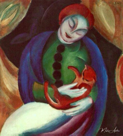 Ragazza con gatto II – Franz Marc Franz Marc 2025-05-19