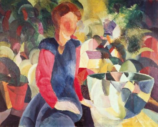 Ragazza con una ciotola di pesce – August Macke August Macke 2025-05-11