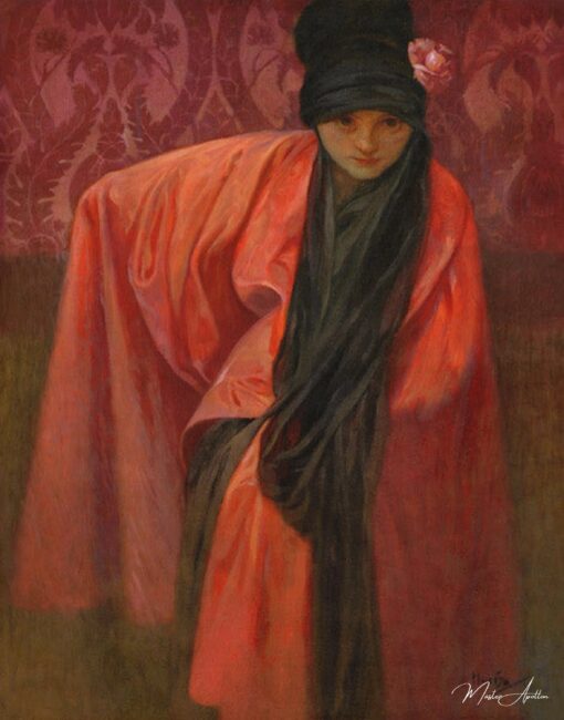 Ragazza in rosso – Mucha Alphonse Mucha 2025-05-06