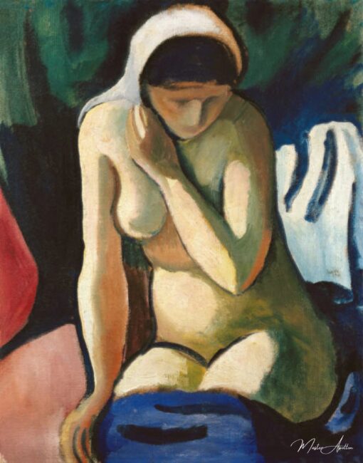 Ragazza nuda con un foulard – August Macke August Macke 2025-05-11