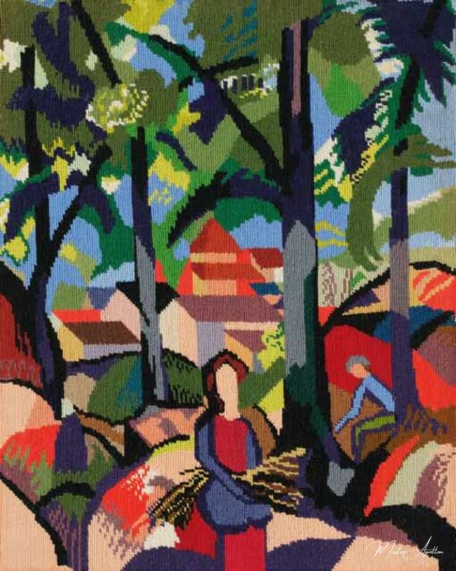 Ragazza che raccoglie ramaglie – August Macke August Macke 2025-05-11