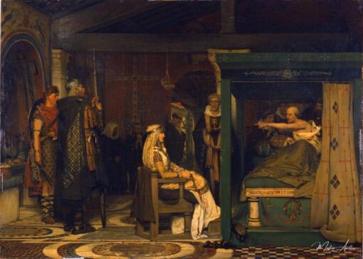 Fredegund al capezzale dell’vescovo Praetextatus – Lawrence Alma-Tadema Lawrence Alma-Tadema 2025-05-19
