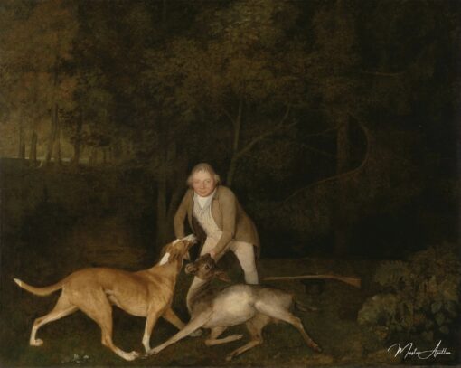 Freeman, il guardiacaccia del conte di Clarendon, con una cerva e un cane – George Stubbs George Stubbs 2025-05-20