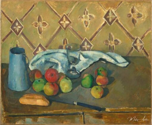 Frutta, tovagliolo e brocca di latte – Paul Cézanne Paul Cézanne 2025-05-15