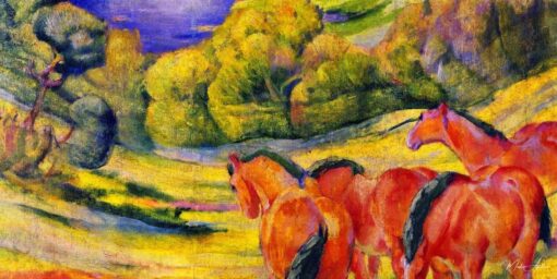 Grande Paesaggio I (Paesaggio con cavalli rossi) – Franz Marc Franz Marc 2025-05-18 2