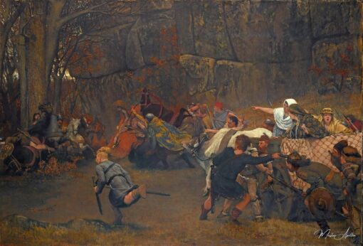 Gunthram Bose e le sue figlie, nell’anno 572: L’Ambuscata (1862) – Lawrence Alma-Tadema Lawrence Alma-Tadema 2025-05-19
