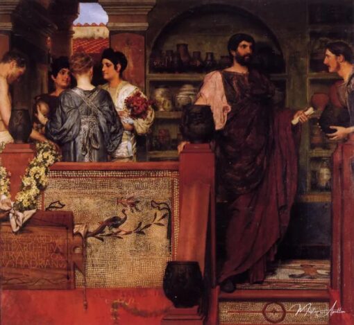 Hadrien che visita una ceramica romano-britannica – Lawrence Alma-Tadema Lawrence Alma-Tadema 2025-05-19