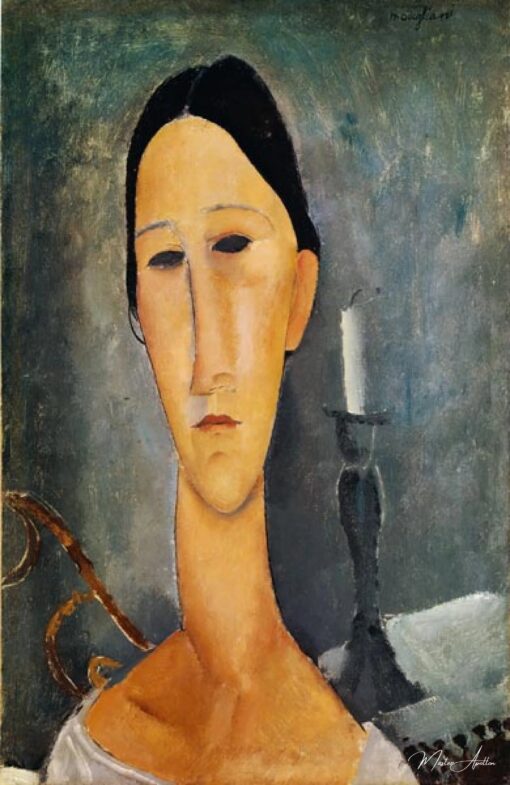 Hanka Zborowska sullo sfondo di un lampadario – Amedeo Modigliani Amedeo Modigliani 2025-05-02 2