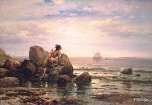 Henrik Hudson entra nel porto di New York, l’11 settembre 1609 – Edward Moran Edward Moran 2025-06-03