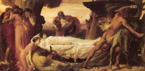 Ercole che lotta con la morte per il corpo di Alcesti – Frederic Leighton Frederic Leighton 2025-05-16