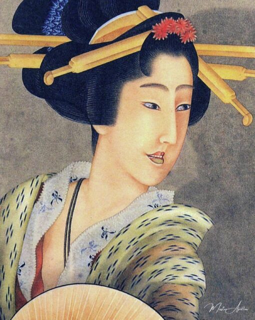 Hokusai ritratto di una donna che tiene un ventaglio – Katsushika Hokusai Katsushika Hokusai 2025-05-01 2