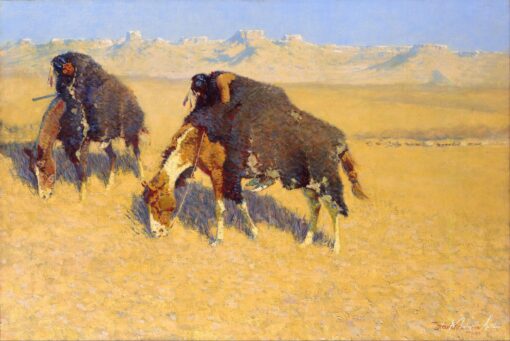 Indiani che simulano bufali – Frederic Remington Frederic Remington 2025-05-02 2