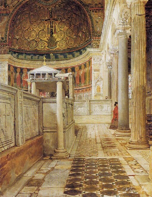 Interno della chiesa di San Clemente, Roma – Lawrence Alma-Tadema Lawrence Alma-Tadema 2025-05-19