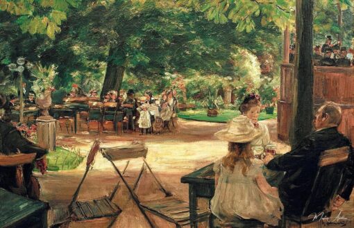 Giardino di ristoro – terrazza di brasserie a Leiden (sotto le tende) – Max Liebermann Max Liebermann 2025-05-19 2