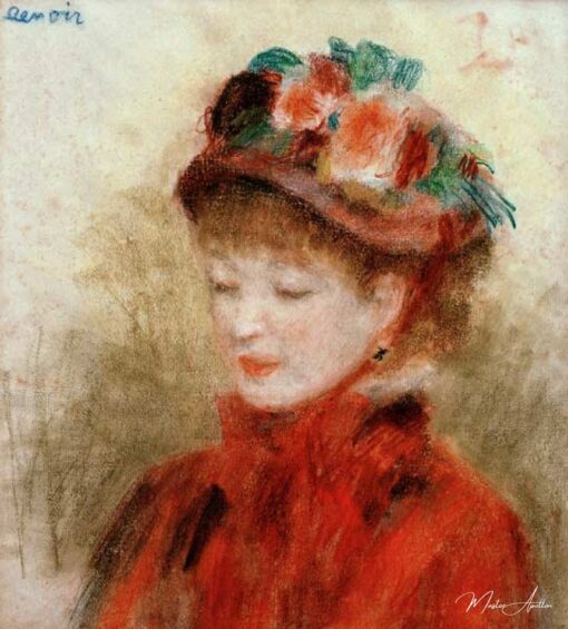 Giovane donna con un cappello di fiori c.1877 – Pierre-Auguste Renoir Pierre-Auguste Renoir 2025-05-10