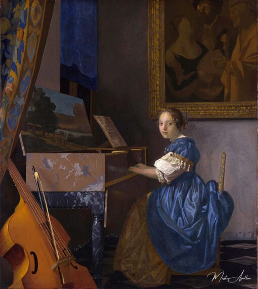 Giovane donna che suona il virginale – Johannes Vermeer Johannes Vermeer 2025-05-17
