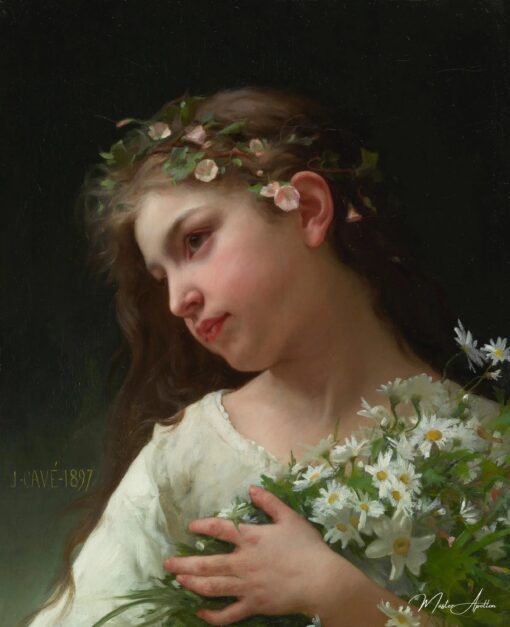 Giovane ragazza con un bouquet di margherite, 1897 – Jules-Cyrille Cavé Jules-Cyrille Cavé 2025-05-01 2
