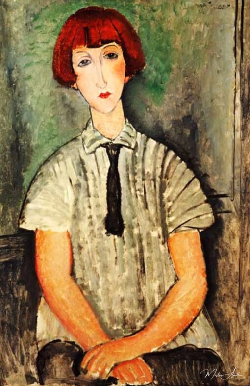 Giovane ragazza in camicia a righe – Amedeo Modigliani Amedeo Modigliani 2025-05-20