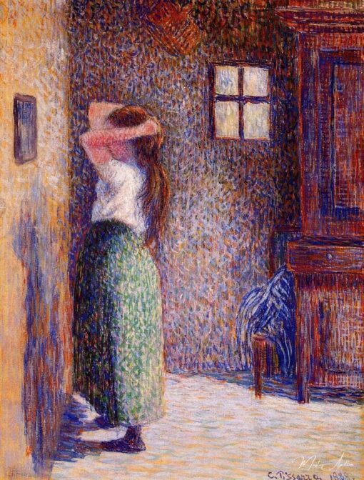 Giovane contadina alla sua toeletta – Camille Pissarro Camille Pissarro 2025-05-16