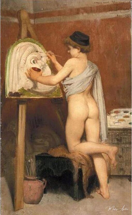 Giovane pittore delle maschere greche – Jules Lefebvre Jules Lefebvre 2025-05-25