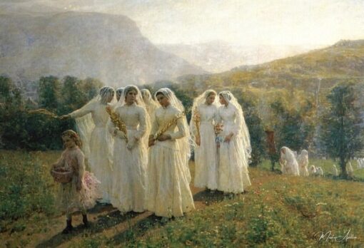 Giovani donne che si recano a una processione – Jules Breton Jules Breton 2025-05-19