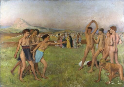 Giovani Spartani che si esercitano nella lotta – Edgar Degas Edgar Degas 2025-05-01
