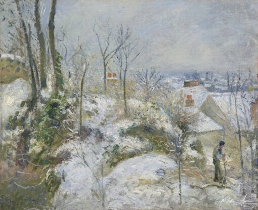 La Garenne, costa di Saint-Denis a Pontoise, effetto di neve – Camille Pissarro Camille Pissarro 2025-05-20