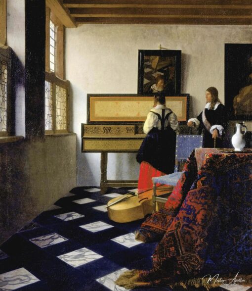 La lezione di musica (Vermeer) – Johannes Vermeer Johannes Vermeer 2025-05-17