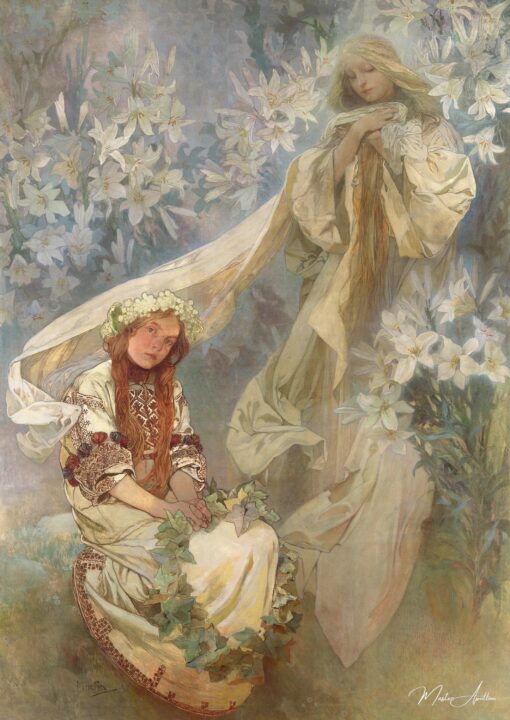 La Madonnina ai gigli – Mucha Alphonse Mucha 2025-05-06
