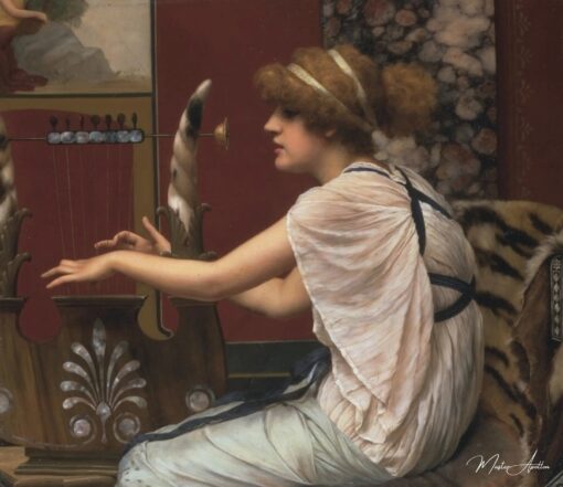 La Musa Erato e la sua lira – John William Godward John William Godward 2025-06-02