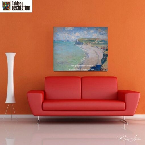 La spiaggia a Pourville, sole al tramonto – Dipinto di Monet Claude Monet 2025-05-01 5