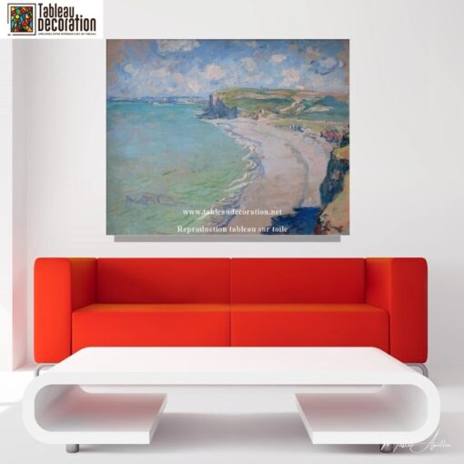 La spiaggia a Pourville, sole al tramonto – Dipinto di Monet Claude Monet 2025-05-01 6