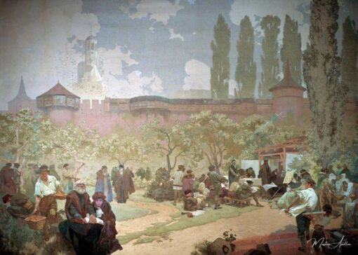 La pressione della Bibbia di Kralice a Ivancice – Mucha Alphonse Mucha 2025-05-06