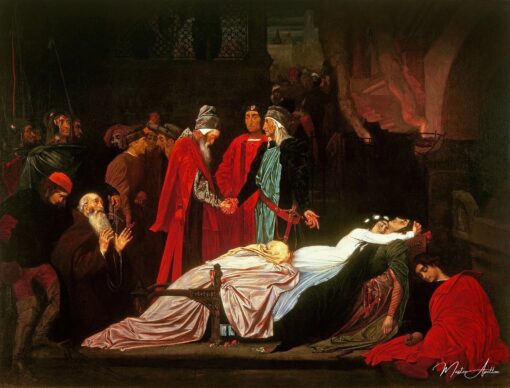 La riconciliazione tra i Montaigu e i Capuleti – Frederic Leighton Frederic Leighton 2025-05-16