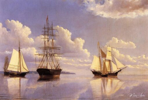 La rivière Kennebec, in attesa del vento e della marea, 1860 – William Bradford William Bradford 2025-05-01