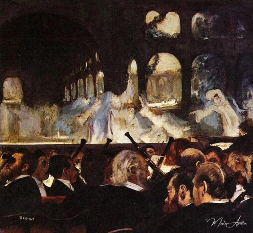 La scena di balletto dell’opera « Robert il Diavolo » di Meyerbeer – Edgar Degas Edgar Degas 2025-05-01