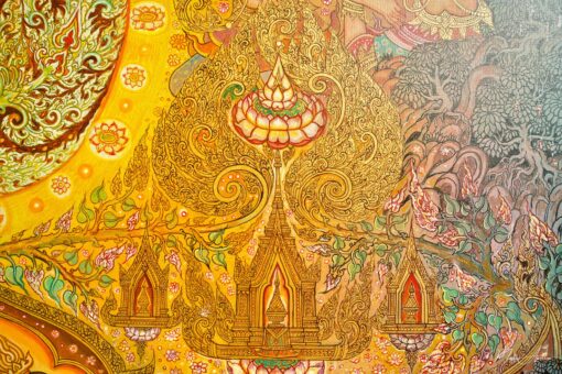 La Vita di Buddha | 240 x 180 cm Pittura Originale in Vendita 2025-04-28 19