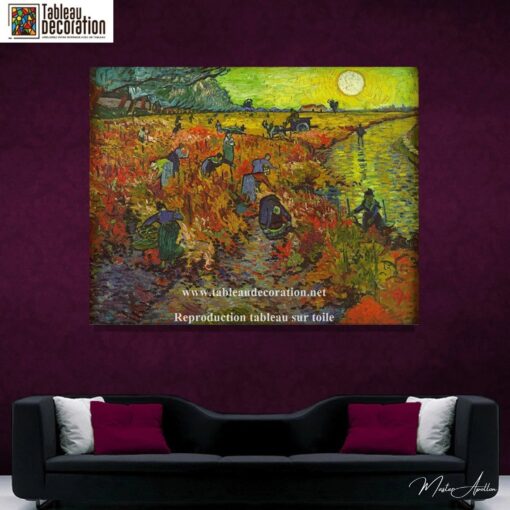 La Vigna rossa di Arles – Van Gogh Riproduzione di quadri famosi 2025-06-01 7