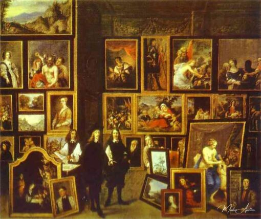 L’arciduca Leopoldo Guglielmo nella sua pinacoteca, con l’artista e altri personaggi – David Teniers il Giovane David Teniers il Giovane 2025-04-28