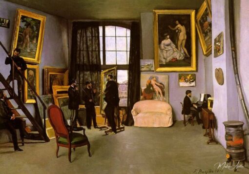 L’atelier dell’artista, rue de la Condamine – Frédéric Bazille Frédéric Bazille 2025-05-07 2